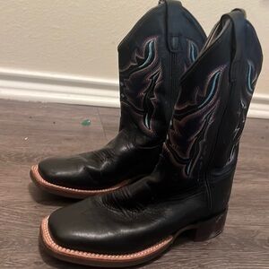 Black Kid Cowboy Boots